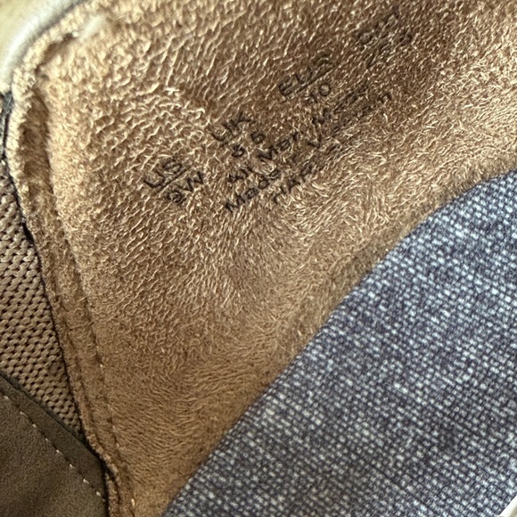 Dr. Scholl's Taupe Mules with Wedge Heel - Picture 9 of 9